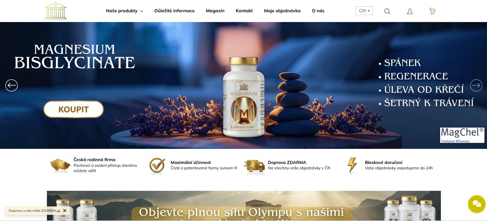 GodsVitality - hotová značka doplňků stravy, e-shop, receptury, ochranné známky a sklad